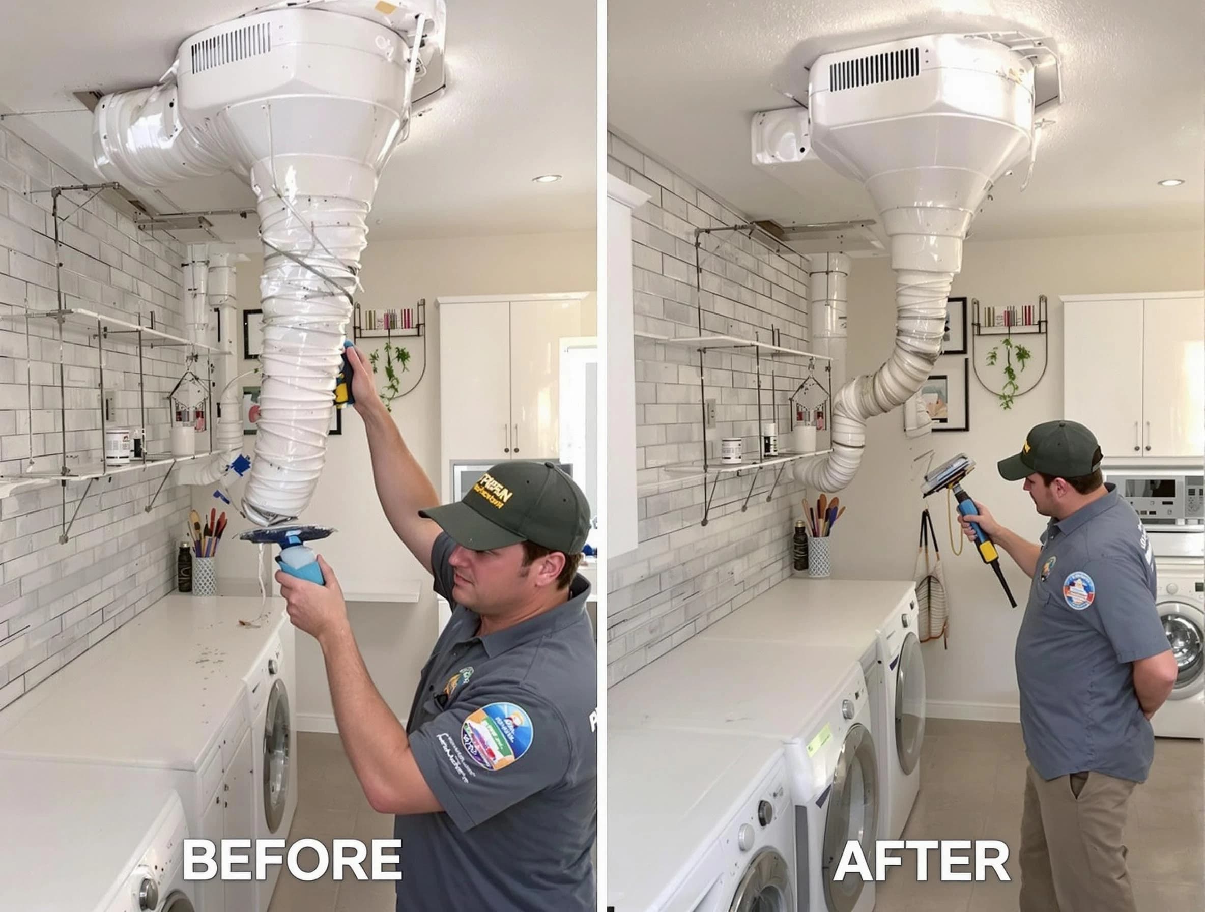 Professional dryer exhaust vent cleaning by Canonsburg Dryer Vent Cleaning in Canonsburg