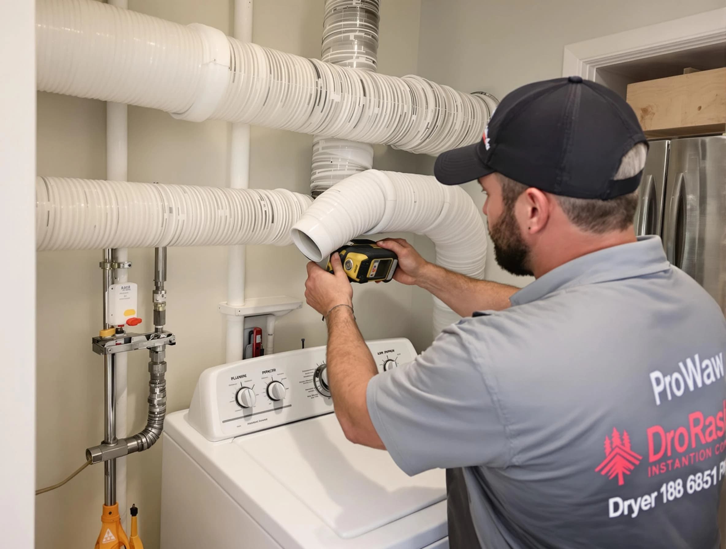 Professional dryer vent hose installation by Canonsburg Dryer Vent Cleaning in Canonsburg