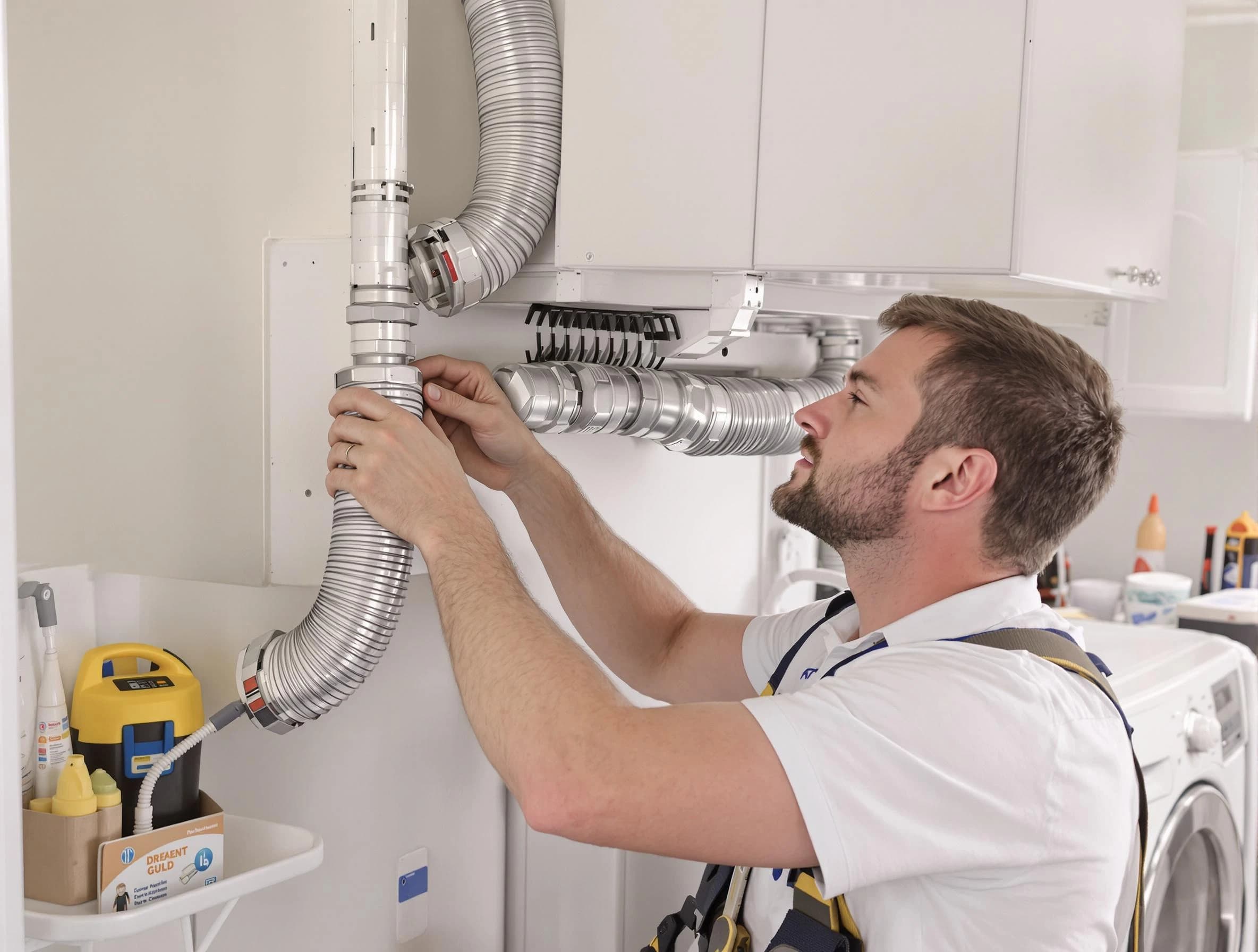 Professional dryer vent repair and installation by Canonsburg Dryer Vent Cleaning in Canonsburg