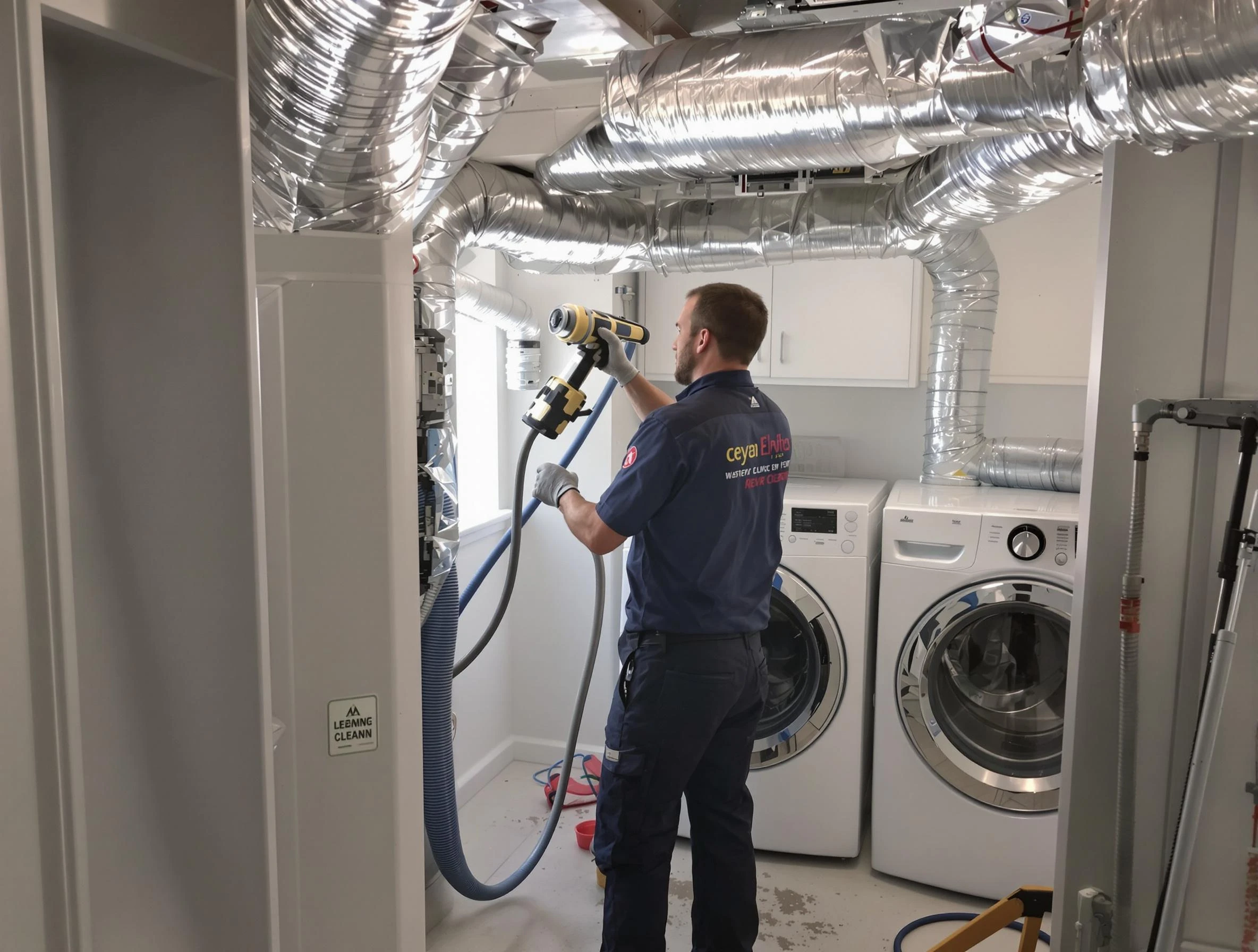Canonsburg Dryer Vent Cleaning specialist using advanced equipment for thorough duct cleaning in Canonsburg