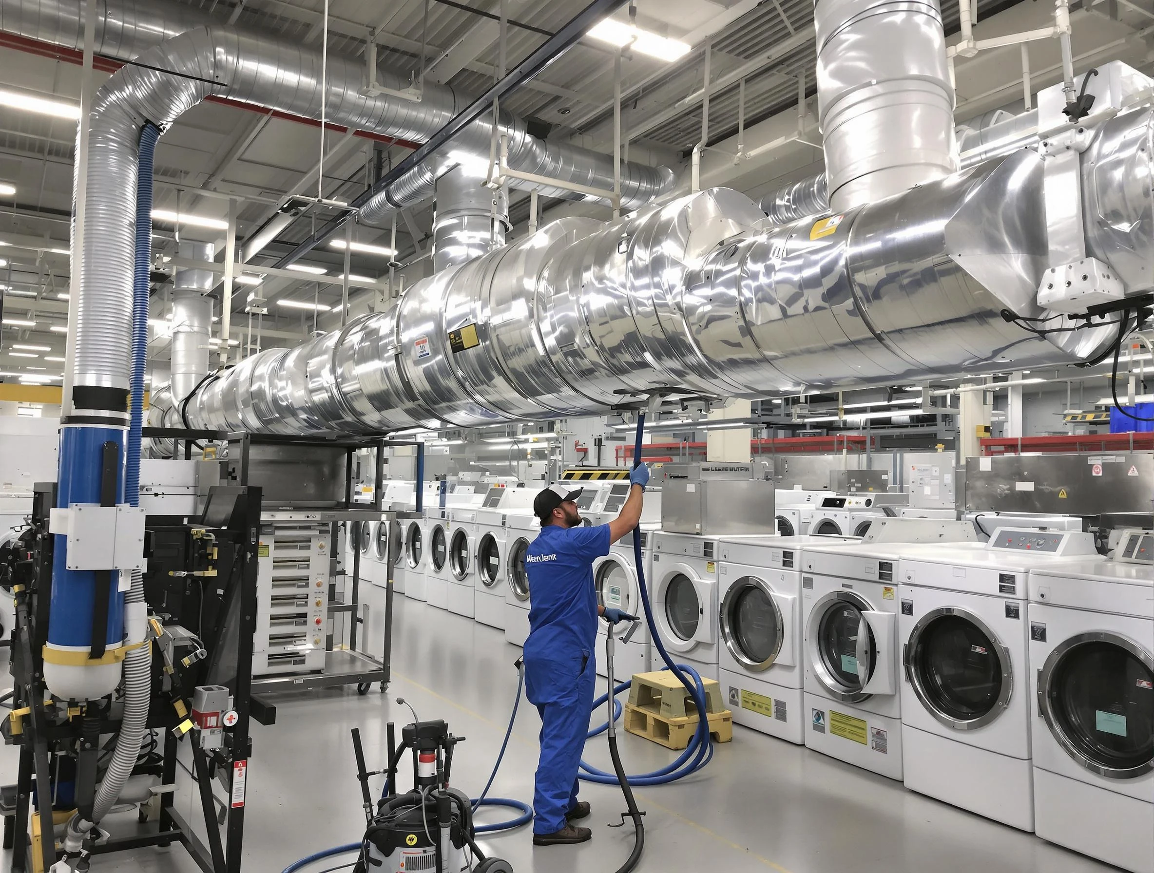 Canonsburg Dryer Vent Cleaning team performing heavy-duty industrial dryer vent cleaning in Canonsburg